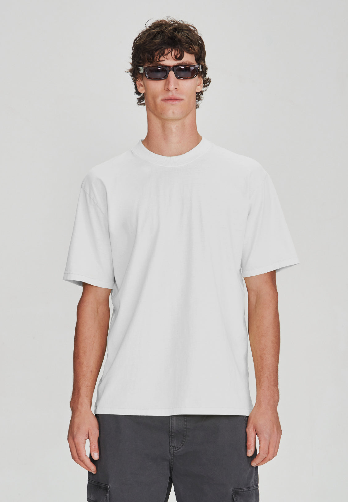 MENS RELAXED TEE, WHITE