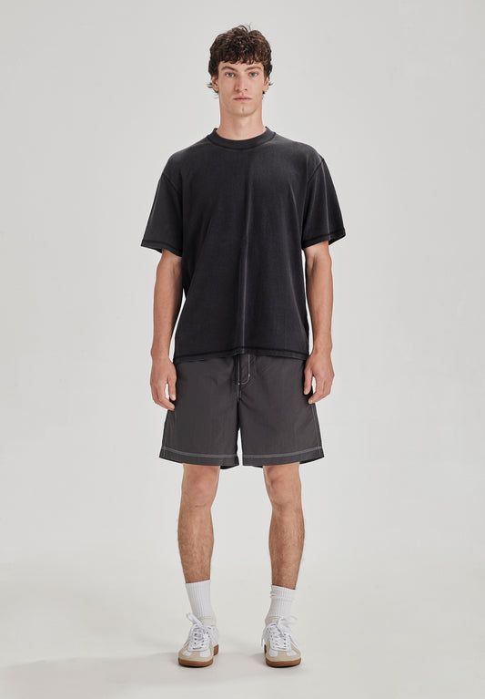 REC SHORT, CHARCOAL