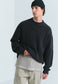 CHUNKY OVERSIZED KNIT, DARK CHARCOAL