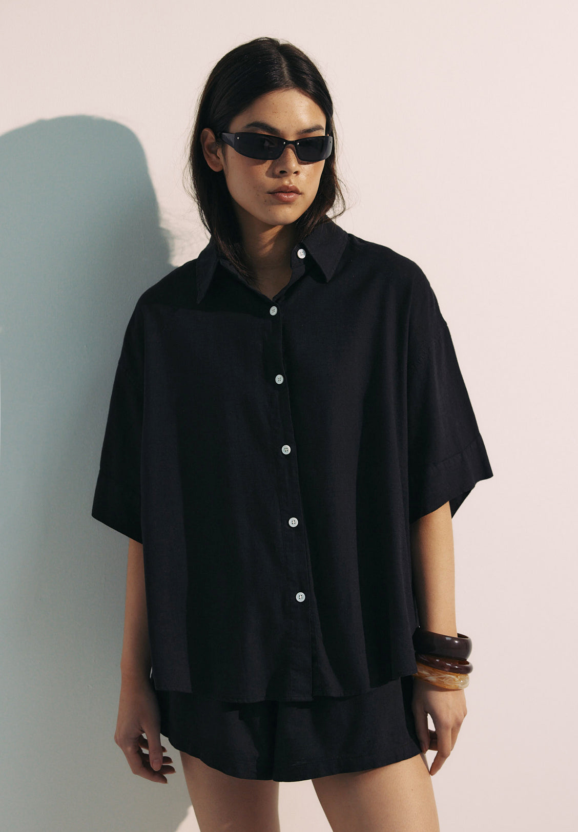 BOYFRIEND SHIRT, BLACK