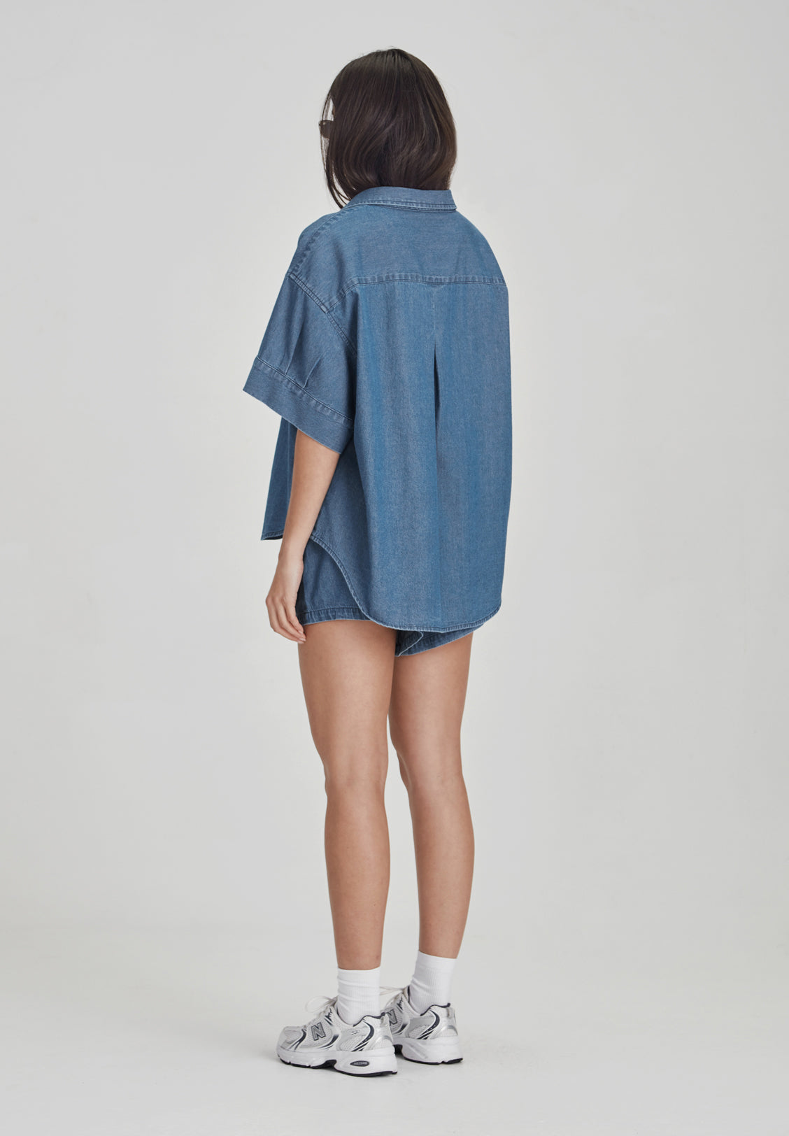 BOYFRIEND SHIRT, CHAMBRAY