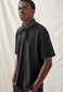 HEMP JERSEY SS TEE, VINATGE BLACK