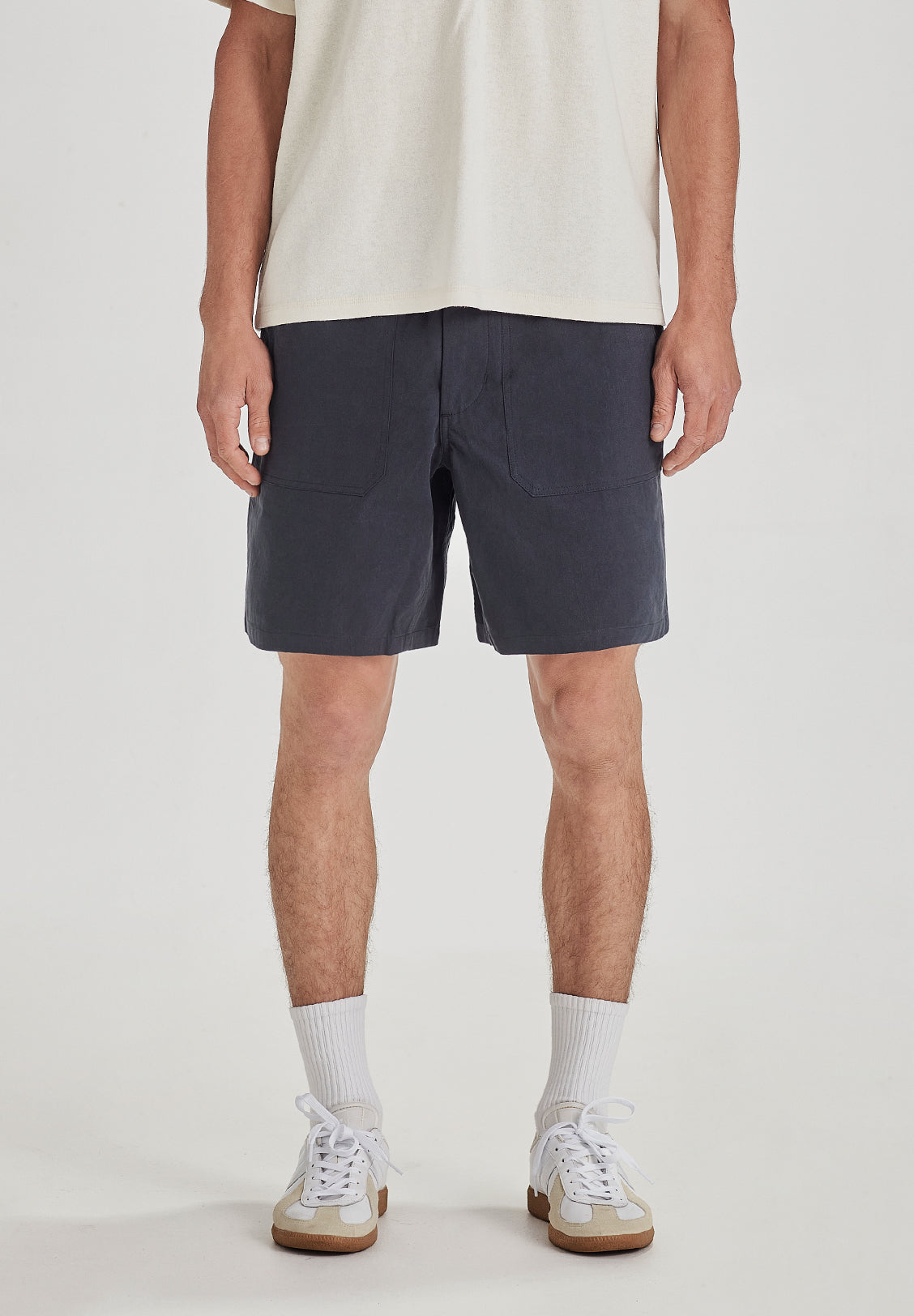 DRILL UTILITY SHORT, NAVY