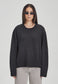 BOXY KNIT SWEATER, CHARCOAL