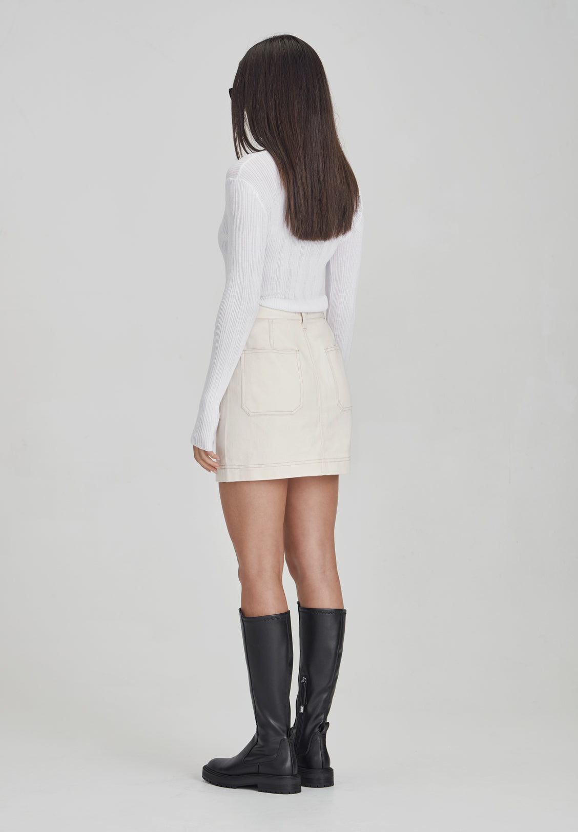 UTILITY SKIRT, ECRU