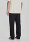 LINEN/COTTON WORK PANT, BLACK