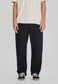 LINEN/COTTON WORK PANT, BLACK