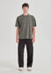 LINEN/COTTON WORK PANT, BLACK