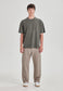 *PREORDER* LINEN/COTTON WORK PANT, SMOKE