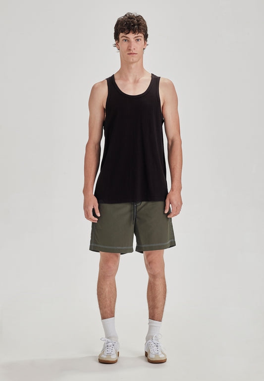 MENS STANDARD TANK, BLACK