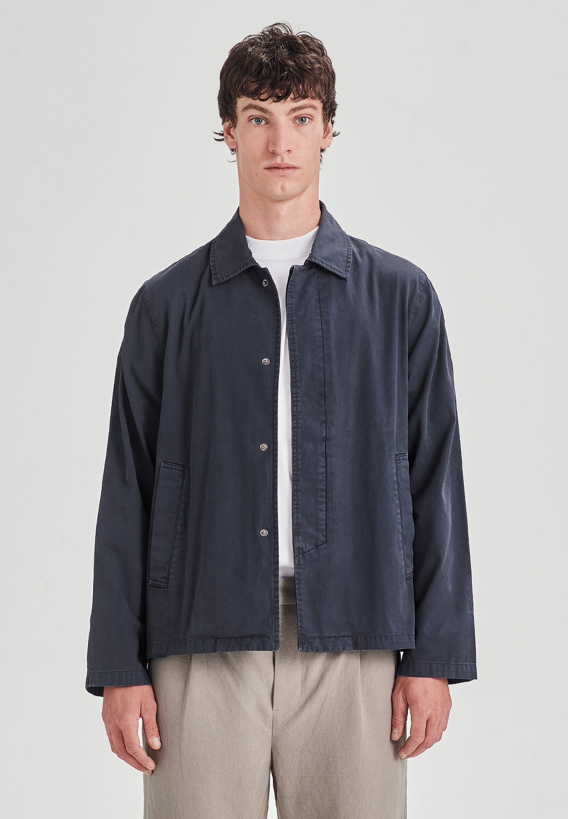 *PREORDER* CANVAS SHIRT JACKET, VINTAGE MIDNIGHT