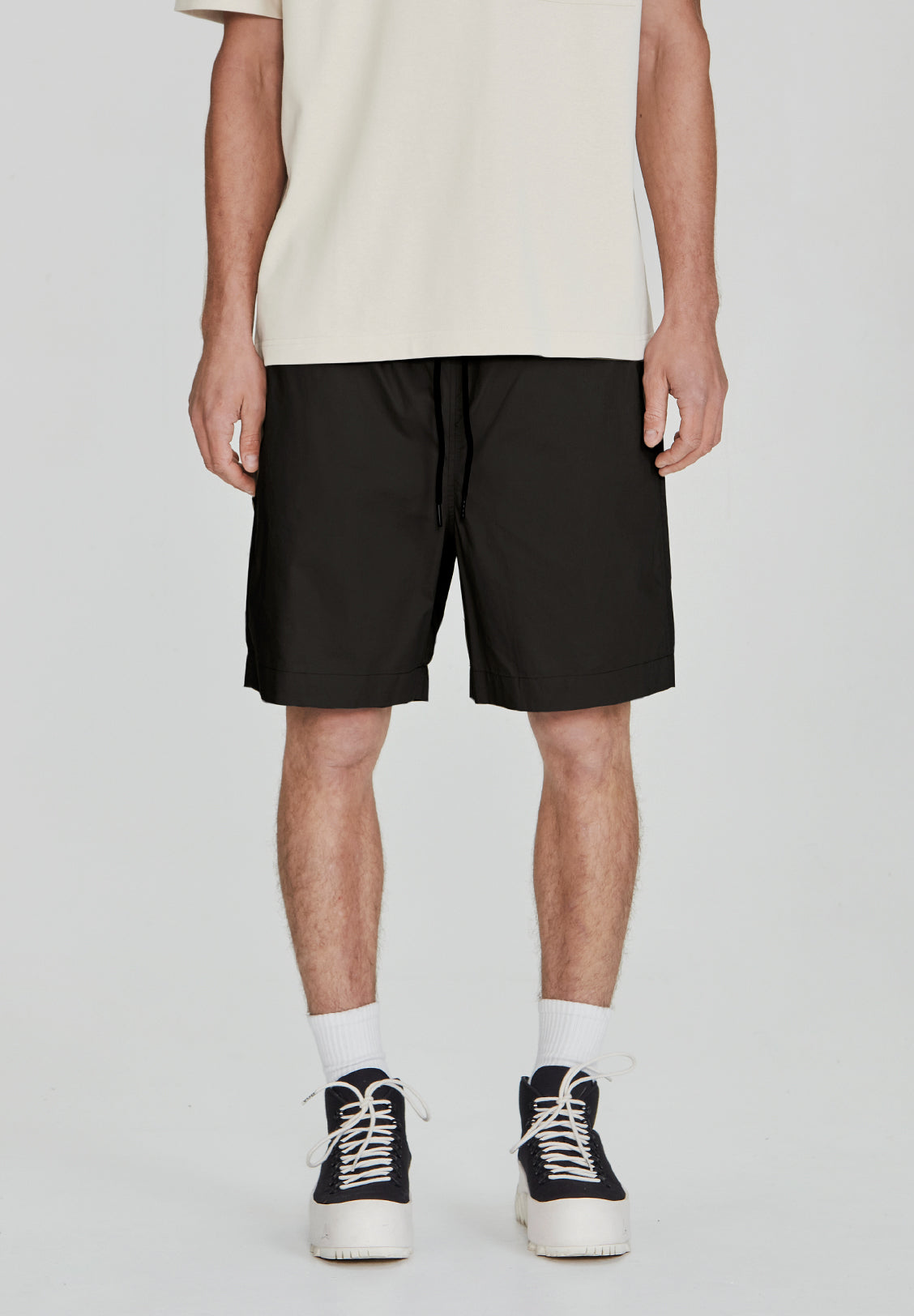 COTTON WALKSHORT, BLACK